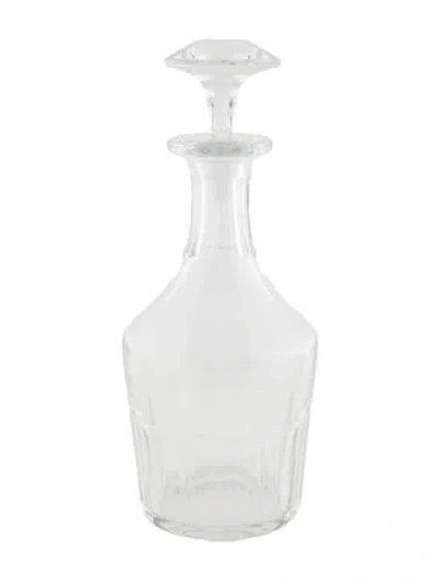 Pre-owned Baccarat Decanter & Stopper In Clear