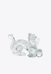 Baccarat Zodiaque Clear Dragon Crystal Figurine In Clear