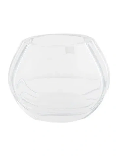 Pre-owned Baccarat Elysee Flower Vase In Transparent