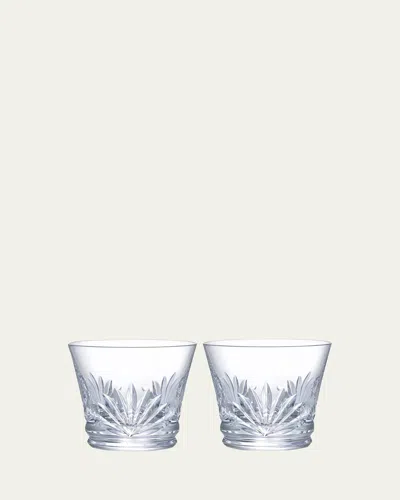 Baccarat Everyday Lutetia Crystal Tumblers, Set Of 2 In Transparent