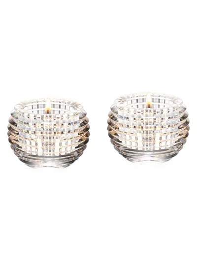 Baccarat Eye 2-piece Clear Votive Set In Neutral