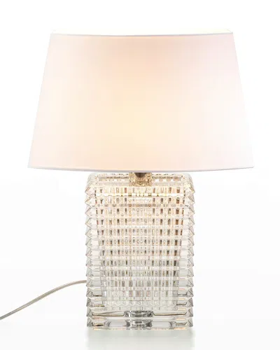 Baccarat Eye Crystal Lamp With Shade In Neutral