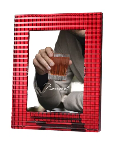 Baccarat Eye Crystal Photo Frame In Red