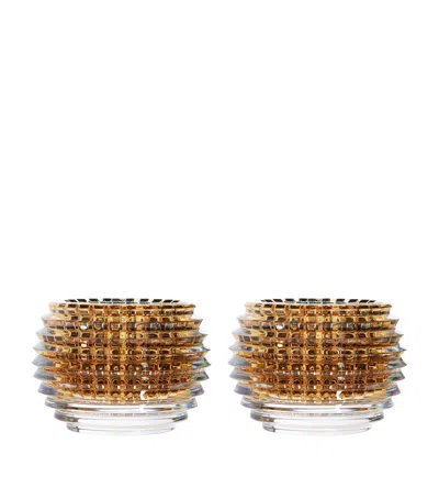 Baccarat Eye Gold Photophore Votives