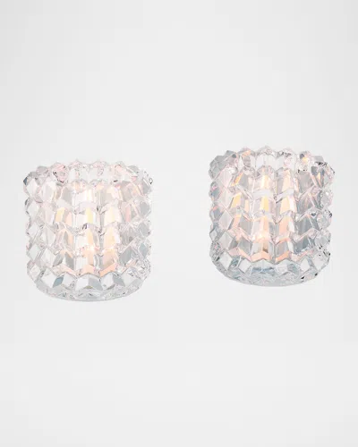 Baccarat Eye Ii Crystal Votives, Set Of 2 In Transparent