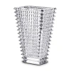Baccarat Large Rectangular Crystal Eye Vase In Clear