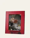 Baccarat Eye Red Crystal Frame, 5" X 7" In Red