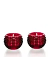 Baccarat Eye Red Photophore Votives