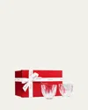Baccarat Faunacrystopolis Harcourt Goblets, Set Of 2 In Clear