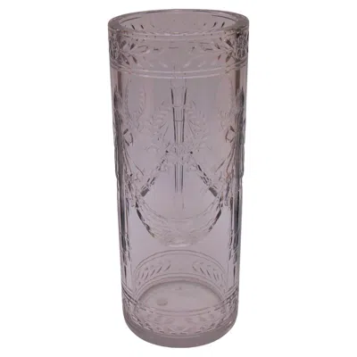 Pre-owned Baccarat French  Deeply Cut Crystal Glass 'arcole' Vase, Napoleon Centenary 1904 In Gray