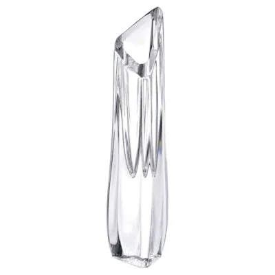 Pre-owned Baccarat French Modern Sculptural Clear Crystal Bud Vase, France, Circa 1980s