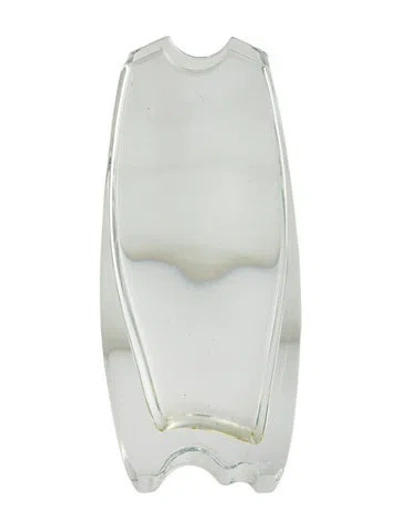 Pre-owned Baccarat Giverny Crystal Vase In Transparent