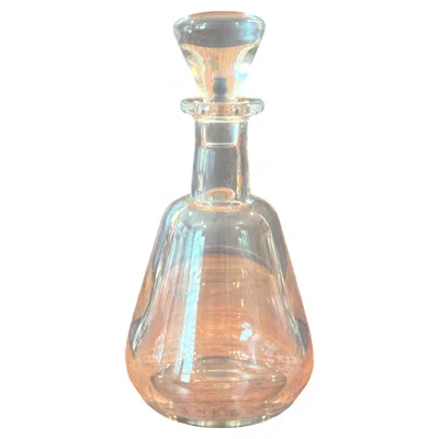 Pre-owned Baccarat Gorgeous Crystal Whiskey Decanter By  Of France In Sand