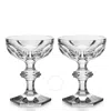 Baccarat Harcourt 1841 Champagne Coupe 2-piece Set