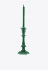 Baccarat Harcourt Candlestick Candle In Green