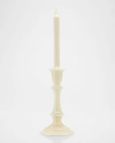BACCARAT HARCOURT CANDLESTICK CANDLE, IVORY