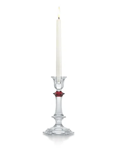 Baccarat Harcourt Crystal Candlestick In Transparent