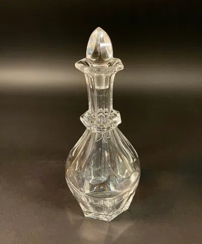 Pre-owned Baccarat Harcourt Crystal Decanter, France, 1965 By Cabinetmaker In Brown