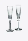 Baccarat Harcourt Eve Flutes - Set Of 2 In Clear