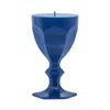 Baccarat Harcourt Glass Candle In Blue