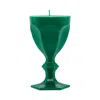 Baccarat Harcourt Glass Candle In Green
