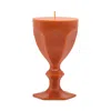 Baccarat Harcourt Glass Candle, 24.64 Oz. In Orange