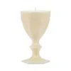 Baccarat Harcourt Glass Candle In White