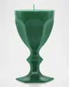 Baccarat Harcourt Glass Candle In Green