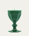 Baccarat Harcourt Glass Candle In Green