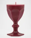 Baccarat Harcourt Glass Candle In Red
