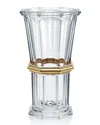 BACCARAT HARCOURT GOLD STRAIGHT VASE