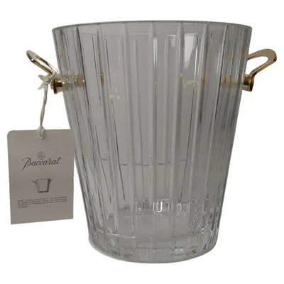 Pre-owned Baccarat "harmonie" Champagne Bucket Or Wine Cooler, Circa 1980 In Gold