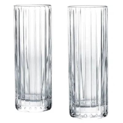 Baccarat Harmonie Collins Glasses - Set Of 2 In Transparent