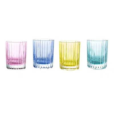Baccarat Harmonie Colors Of Joy Pastel Tumblers - Set  Of 4
