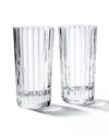 Baccarat Harmonie Highball Glasses Set Of Two In Clear