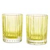 Baccarat Crystal Harmonie Tumblers In Green