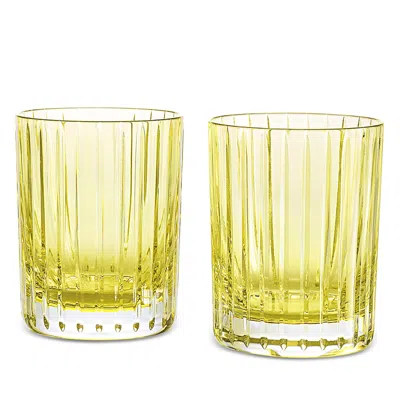 BACCARAT HARMONIE PASTEL TUMBLERS, SET OF 2