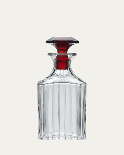Baccarat Harmonie Red Crystal Whiskey Decanter, 30 Oz. In Transparent