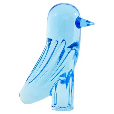 Pre-owned Baccarat Jaime Hayon For  Faunacrystopolis Light Blue Crystal Bird 2020