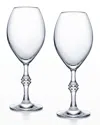 BACCARAT JCB PASSION CHAMPAGNE FLUTES, SET OF 2