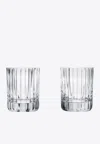 Baccarat Harmonie 2 Set Of 2 Lead Crystal Tumblers In Transparent