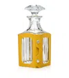 Baccarat Leather Octogone Decanter Case In Multi
