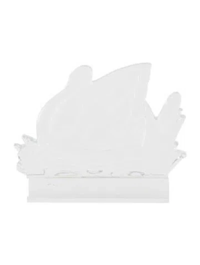 Pre-owned Baccarat Limited Edition Crystal Swan In Clear