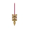 BACCARAT LOUXOR ANNUAL ORNAMENT, 20K GOLD