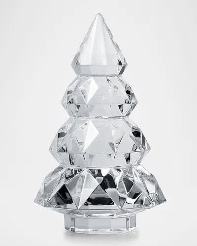 Baccarat Louxor Fir Tree 5" Christmas Decor In Clear