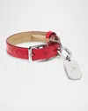 Baccarat Louxor Pet Collar, Small In Red