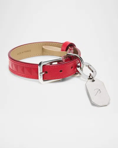 Baccarat Louxor Pet Collar, Small In Red