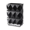 Baccarat Louxor Rectangular Vase In Black