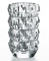 Baccarat Louxor Round Crystal Vase 19.5cm In Clear