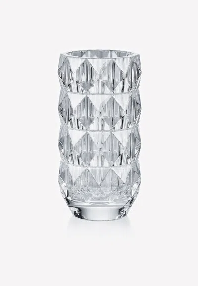 Baccarat Louxor Round Vase In Transparent